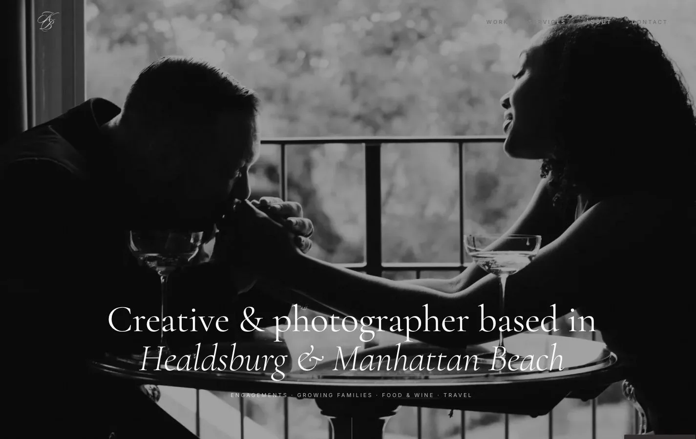 Kendall Busby Photography website design preview